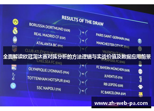 全面解读欧冠淘汰赛对阵分析的方法逻辑与实战价值及数据应用前景 全面解读欧冠淘汰赛对阵分析的方法逻辑与实战价值及数据应用前景